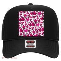 Pink Hearts Cute Valentine's Day Gift Hat thumb 0