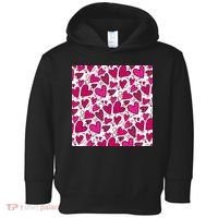 Pink Hearts Cute Valentine's Day Gift Toddler Hoodie thumb 0