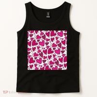 Pink Hearts Cute Valentine's Day Gift Tank Top thumb 2