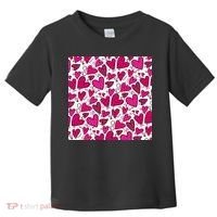 Pink Hearts Cute Valentine's Day Gift Toddler T-Shirt thumb 0