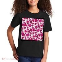 Pink Hearts Cute Valentine's Day Gift Kids T-Shirt thumb 2
