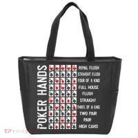 Poker Hands Cheat Sheet Card Casino Games Funny Player Gift Tote Bag thumb 0