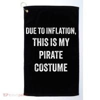 Pirate Halloween Costume Golf Towel thumb 0