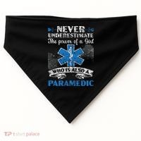 Paramedic Health Care Emergency Emt Ems Paramedic USA-Made Doggie Bandana thumb 0