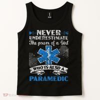 Paramedic Health Care Emergency Emt Ems Paramedic Tank Top thumb 2