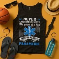 Paramedic Health Care Emergency Emt Ems Paramedic Tank Top thumb 4