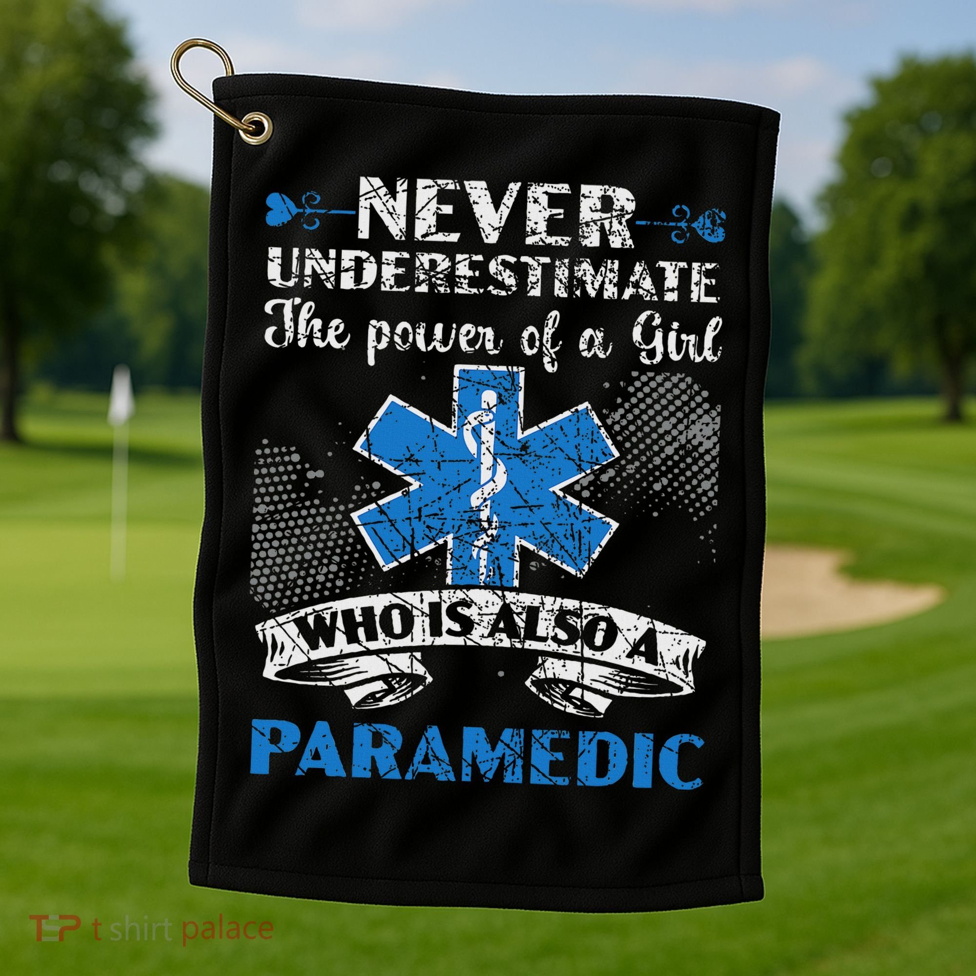 Paramedic Health Care Emergency Emt Ems Paramedic Golf Towel