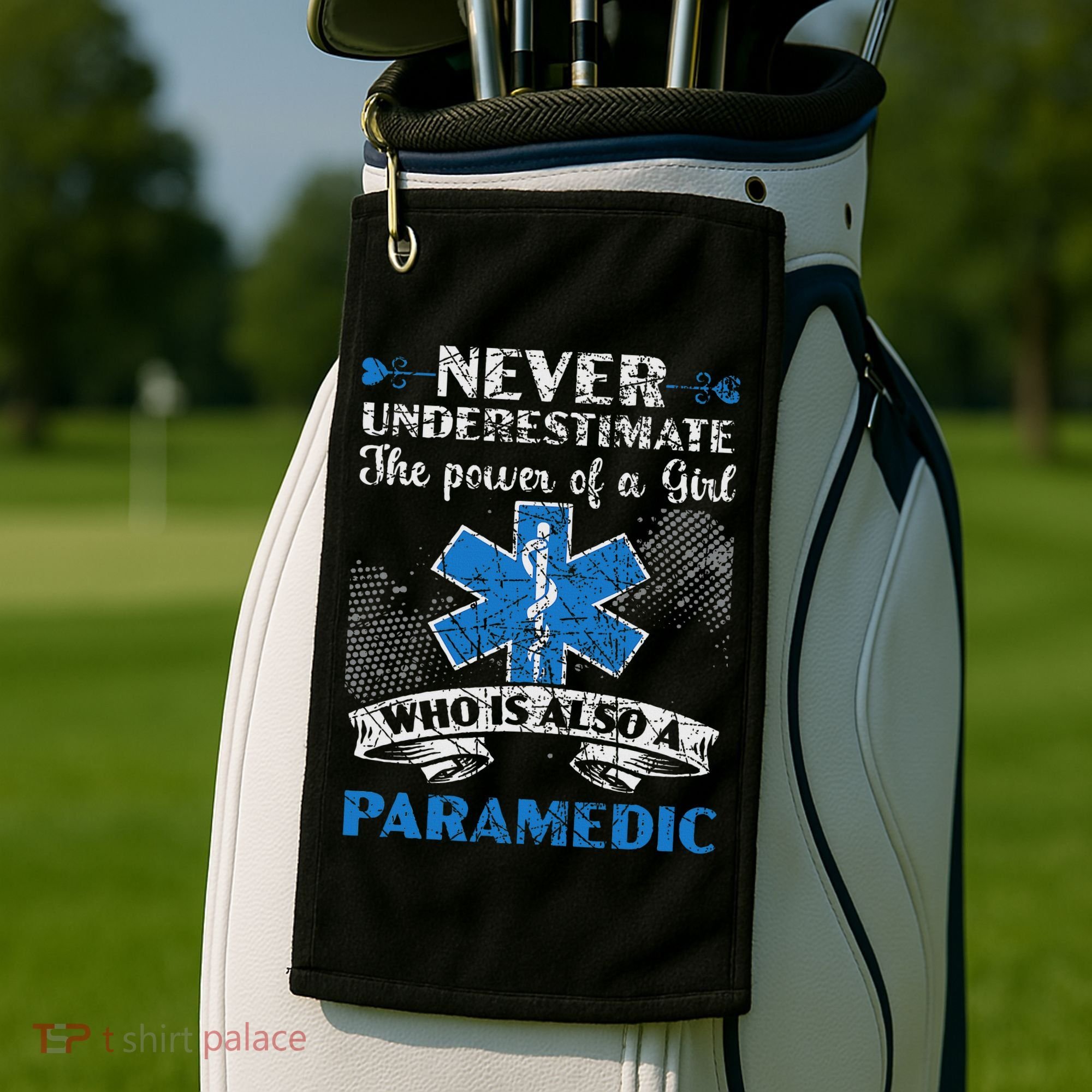 Paramedic Health Care Emergency Emt Ems Paramedic Golf Towel