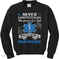 Paramedic Health Care Emergency Emt Ems Paramedic Kids Sweatshirt thumb 0