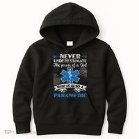 Paramedic Health Care Emergency Emt Ems Paramedic Kids Hoodie thumb 0