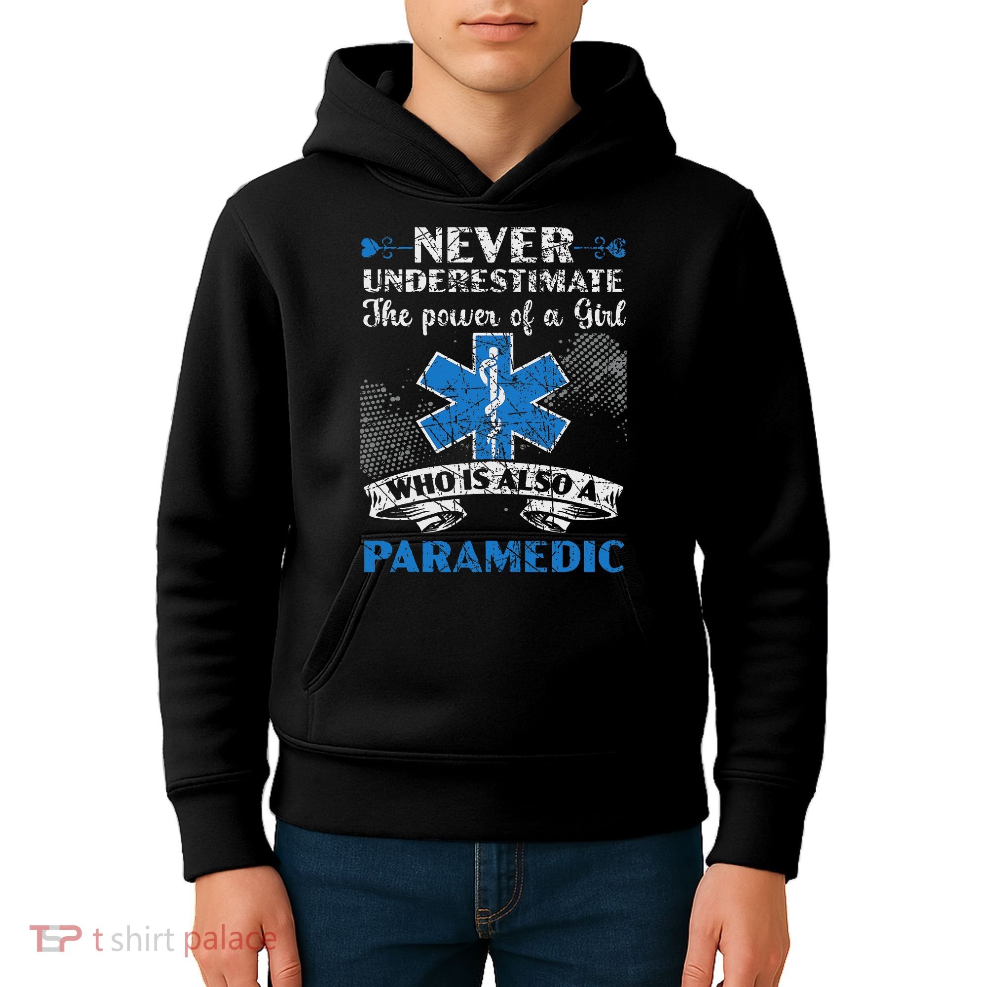 Paramedic Health Care Emergency Emt Ems Paramedic Kids Hoodie