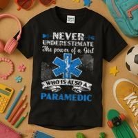 Paramedic Health Care Emergency Emt Ems Paramedic Kids T-Shirt thumb 3