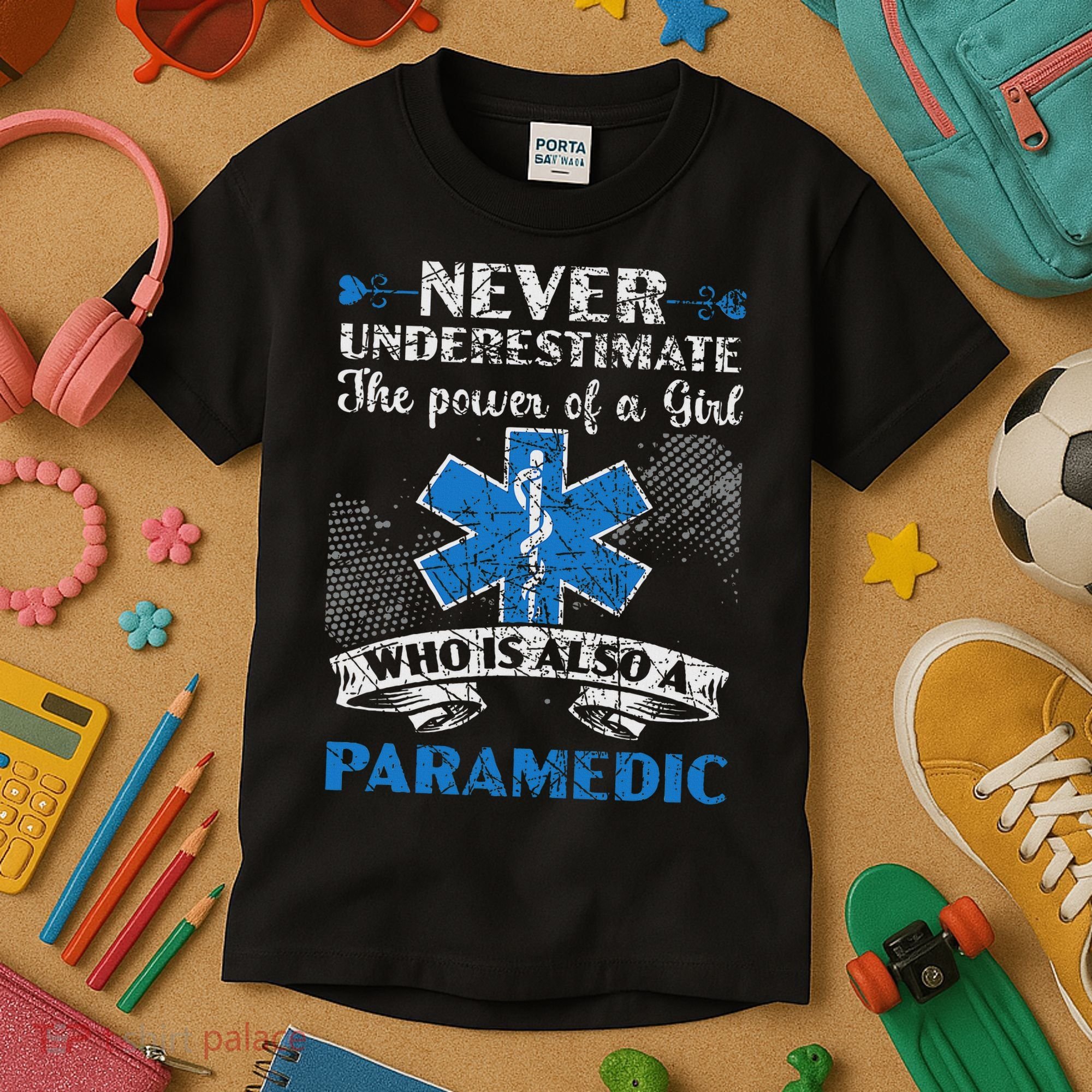 Paramedic Health Care Emergency Emt Ems Paramedic Kids T-Shirt