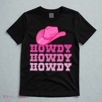 Pink Howdy Cowgirl Western Country Rodeo T-Shirt thumb 5