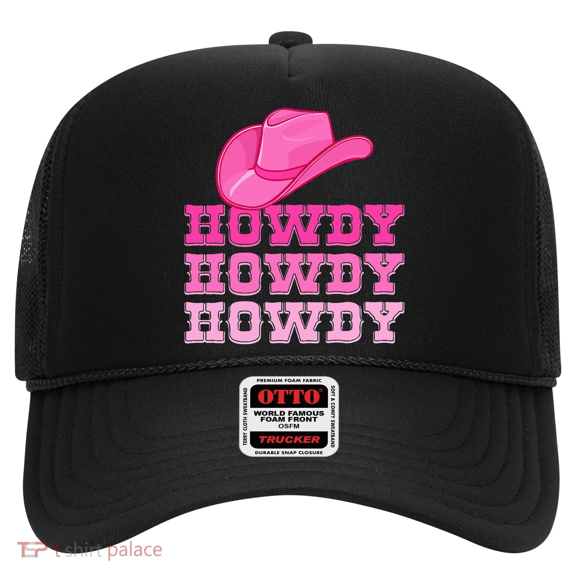 Pink Howdy Cowgirl Western Country Rodeo Hat