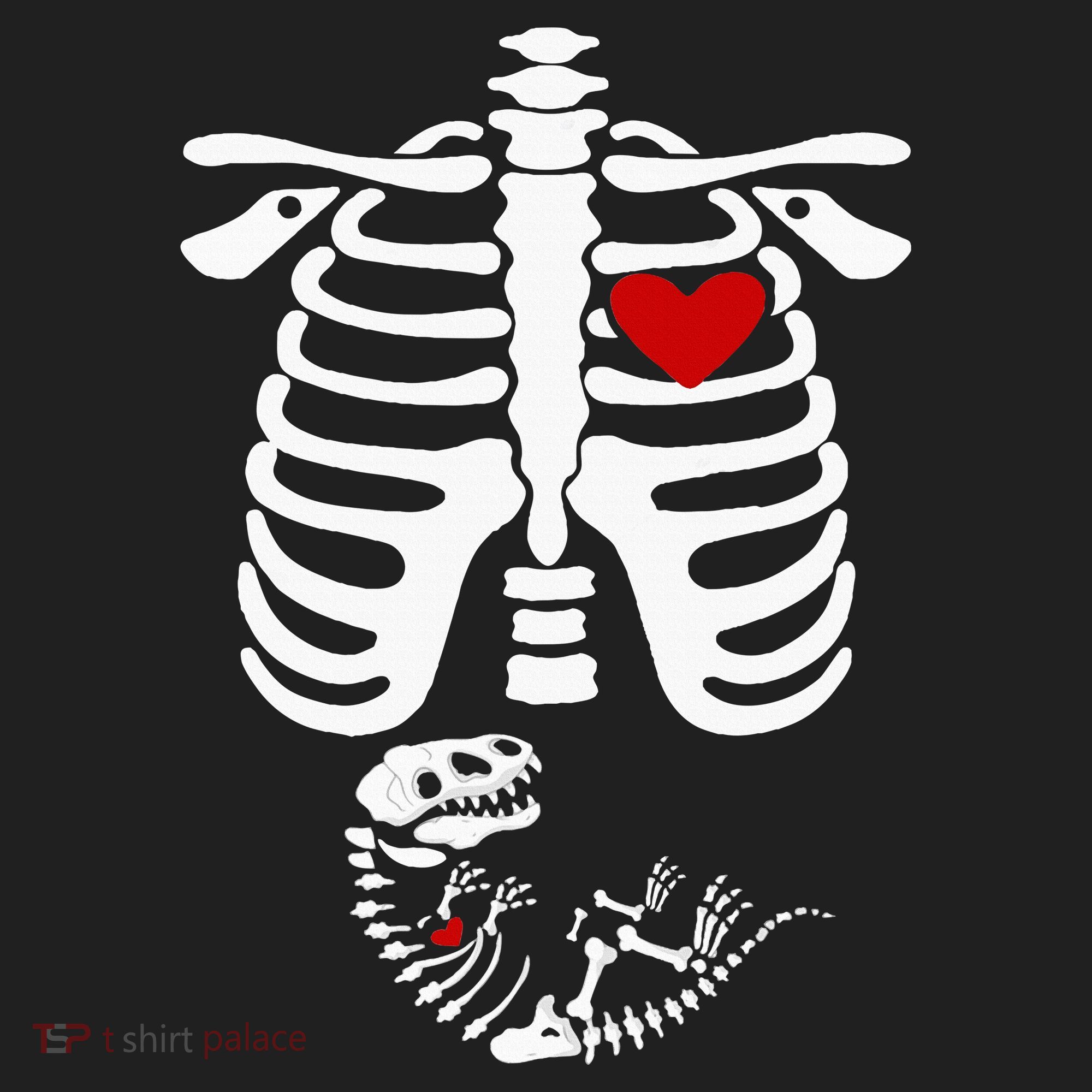 Pregnant Halloween Costume Dinosaur Skeleton Pregnant Mom Beanie
