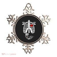 Pregnant Halloween Costume Dinosaur Skeleton Pregnant Mom Ornament thumb 0
