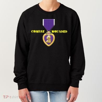 Purple Heart Combat Veteran Cool Gift Women's Sweatshirt