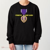 Purple Heart Combat Veteran Cool Gift Women's Sweatshirt thumb 0