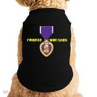 Purple Heart Combat Veteran Cool Gift Doggie Tank thumb 0