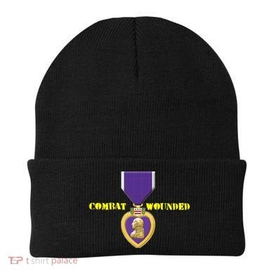 Purple Heart Combat Veteran Cool Gift Beanie