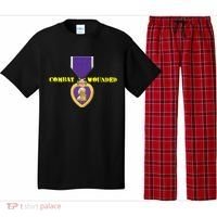 Purple Heart Combat Veteran Cool Gift Pajama Set thumb 0