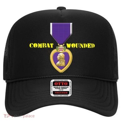 Purple Heart Combat Veteran Cool Gift Hat