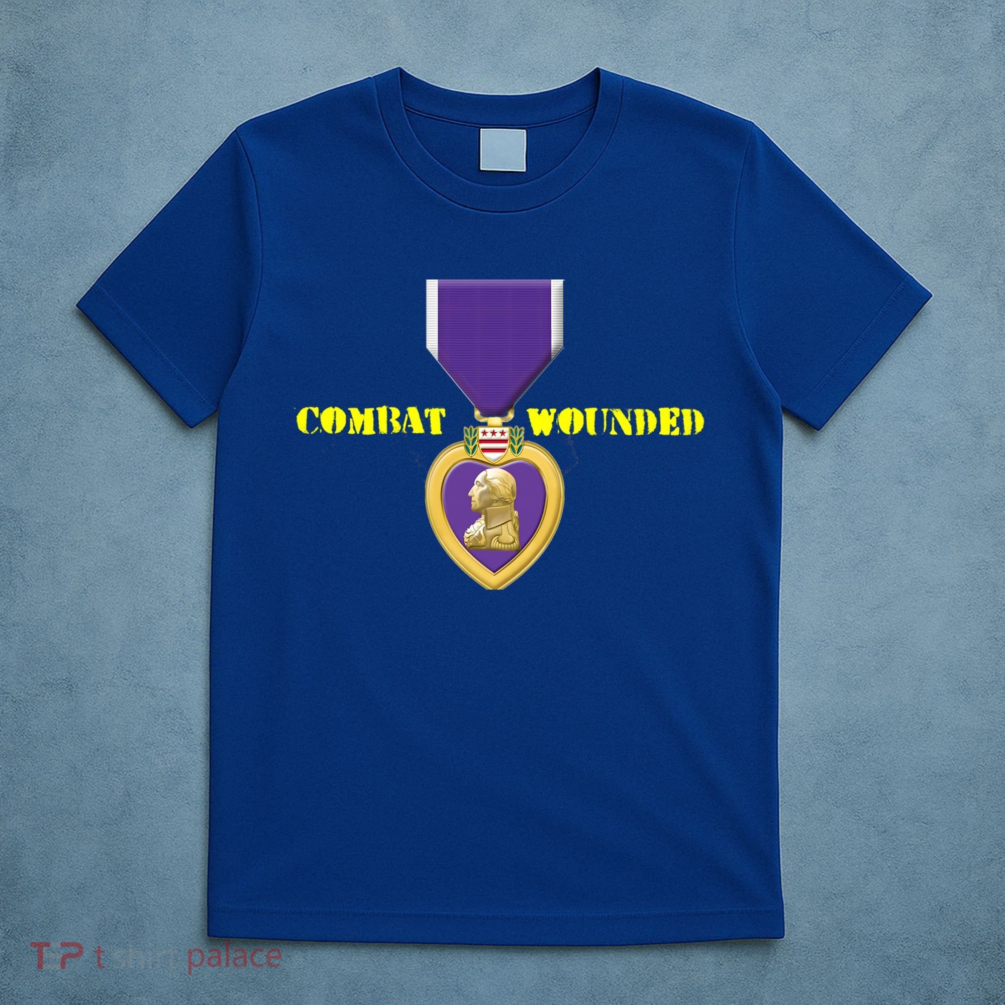 Purple Heart Combat Veteran Cool Gift T-Shirt