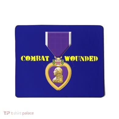 Purple Heart Combat Veteran Cool Gift Mousepad