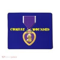 Purple Heart Combat Veteran Cool Gift Mousepad thumb 0