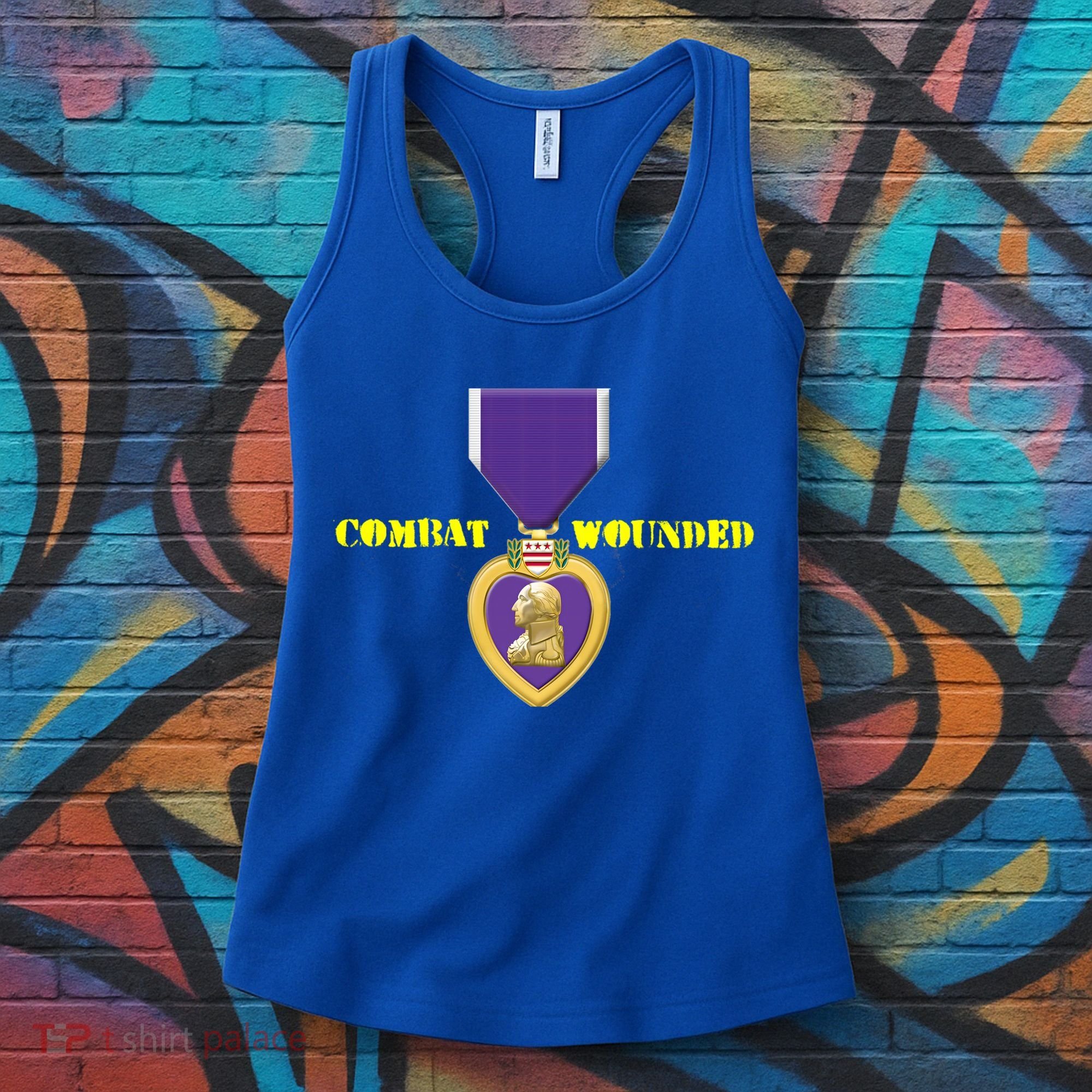 Purple Heart Combat Veteran Cool Gift Women's Tank Top