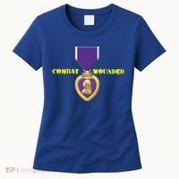 Purple Heart Combat Veteran Cool Gift Women's T-Shirt thumb 0