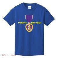 Purple Heart Combat Veteran Cool Gift Kids T-Shirt thumb 0