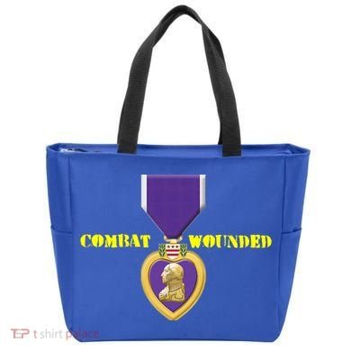 Purple Heart Combat Veteran Cool Gift Tote Bag
