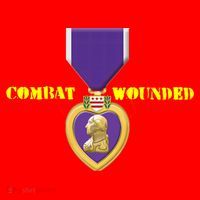 Purple Heart Combat Veteran Cool Gift Santa Hat thumb 1