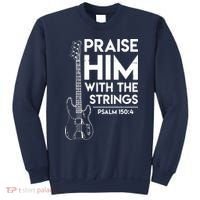 Praise Him Christian Worship Bass Guitar Player Sweatshirt thumb 0