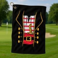Pirate Halloween Costume Golf Towel thumb 1