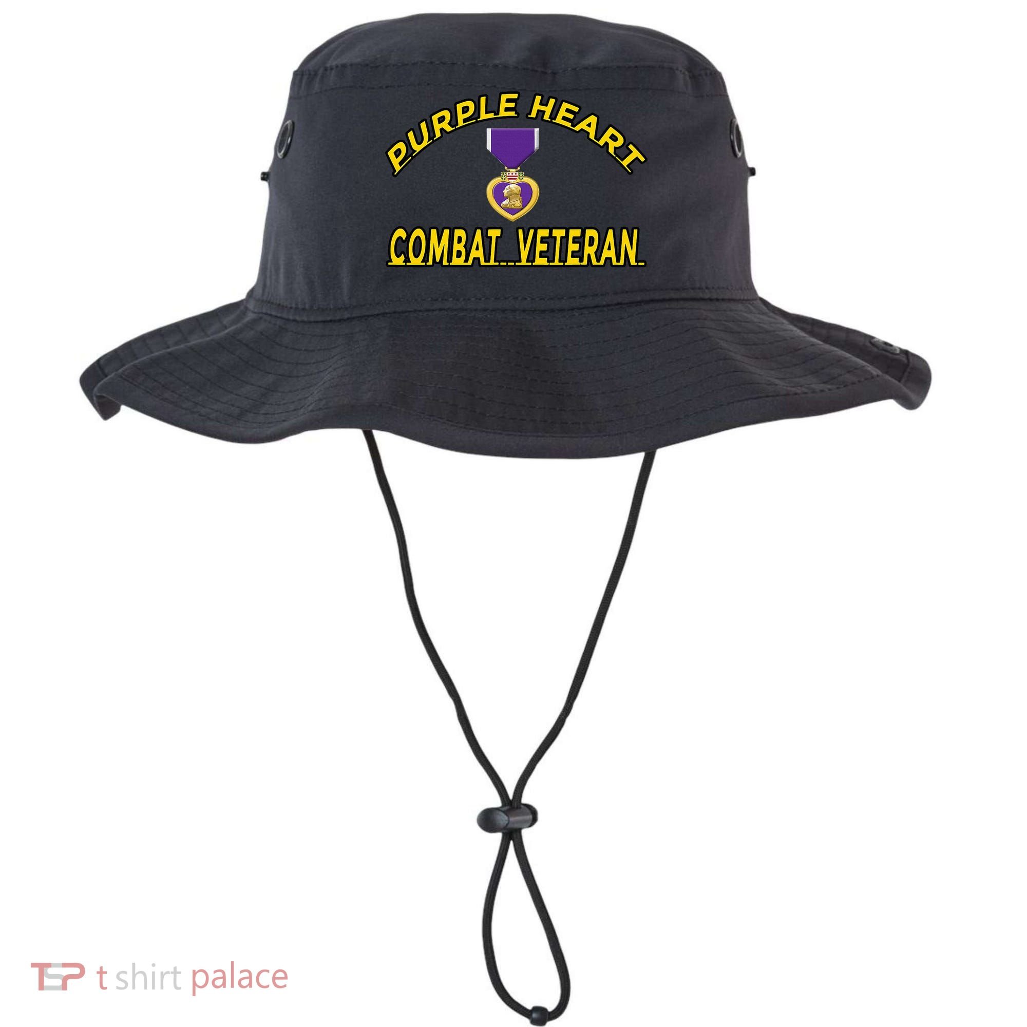 Purple Heart Combat Veteran Bucket Hat