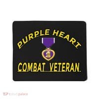Purple Heart Combat Veteran Mousepad thumb 0