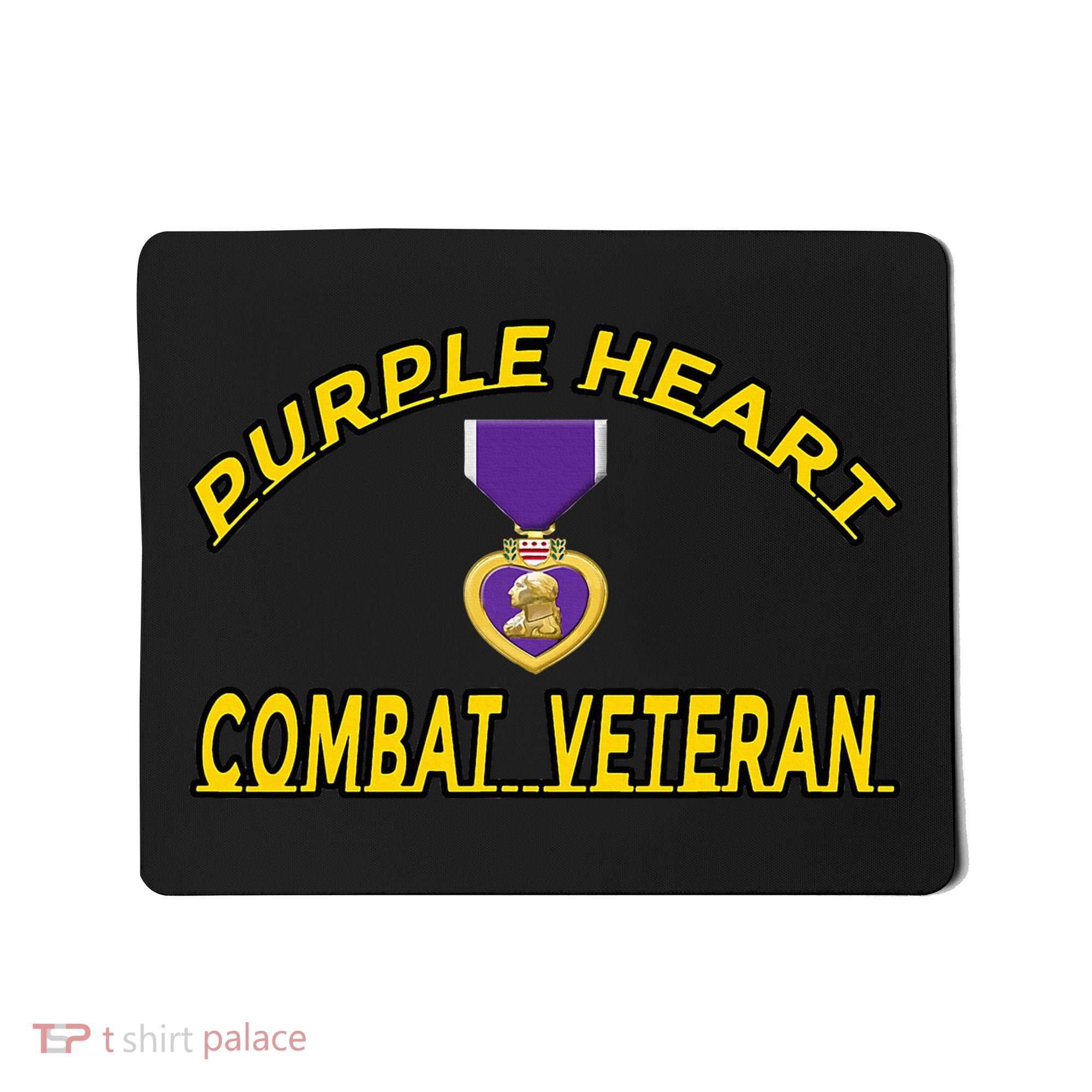 Purple Heart Combat Veteran Mousepad