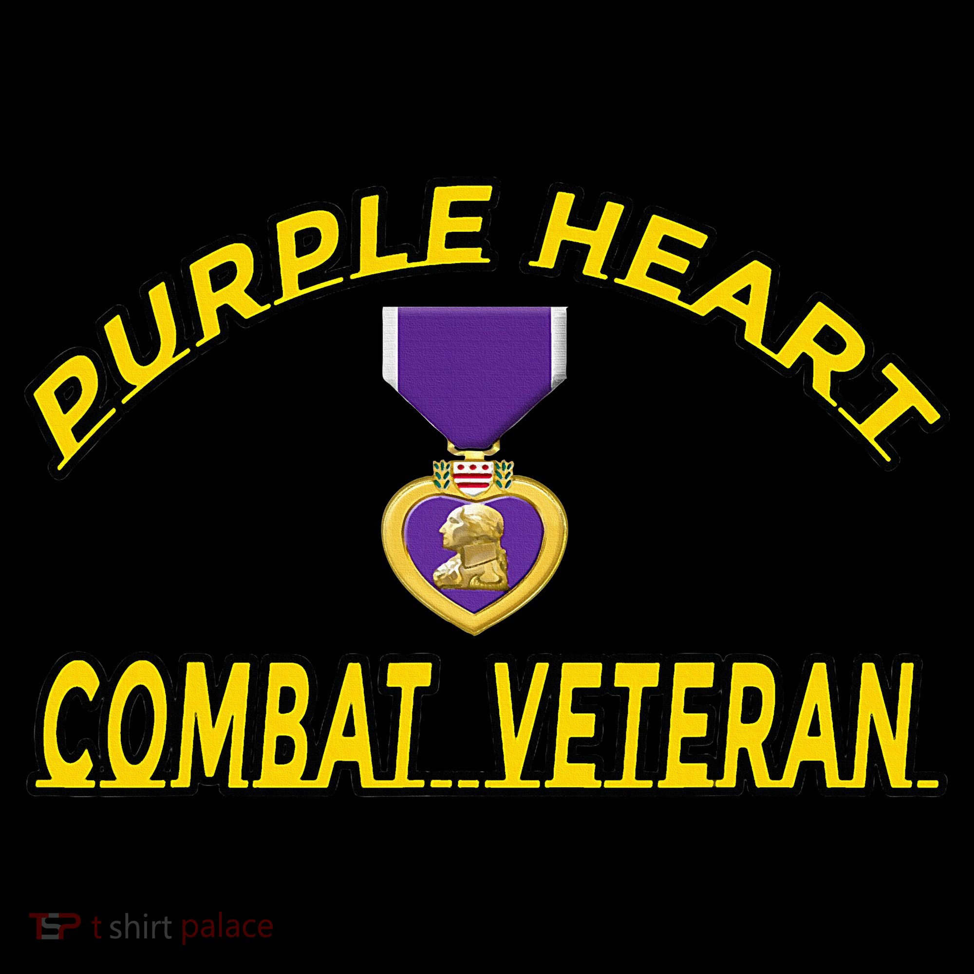 Purple Heart Combat Veteran Ornament