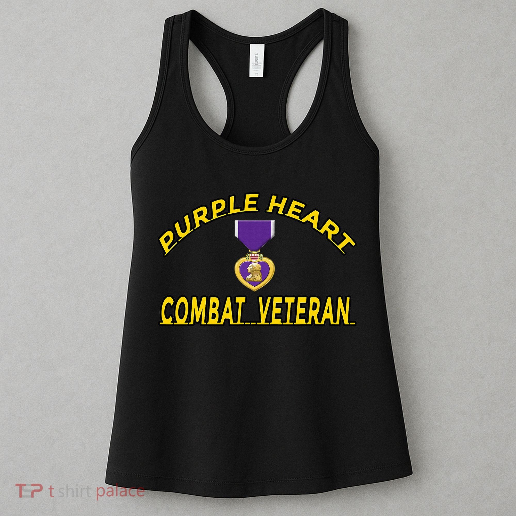 Purple Heart Combat Veteran Women's Tank Top