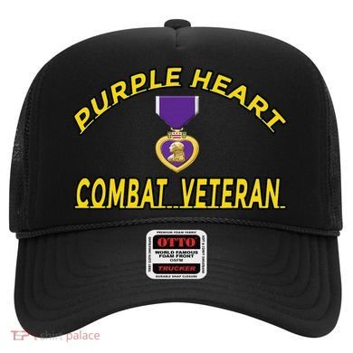 Purple Heart Combat Veteran Hat