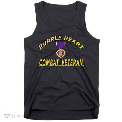 Purple Heart Combat Veteran Tank Top