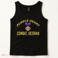 Purple Heart Combat Veteran Tank Top thumb 2