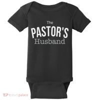 Pastors Husband Clergy Parrish Priest Baby Bodysuit thumb 0