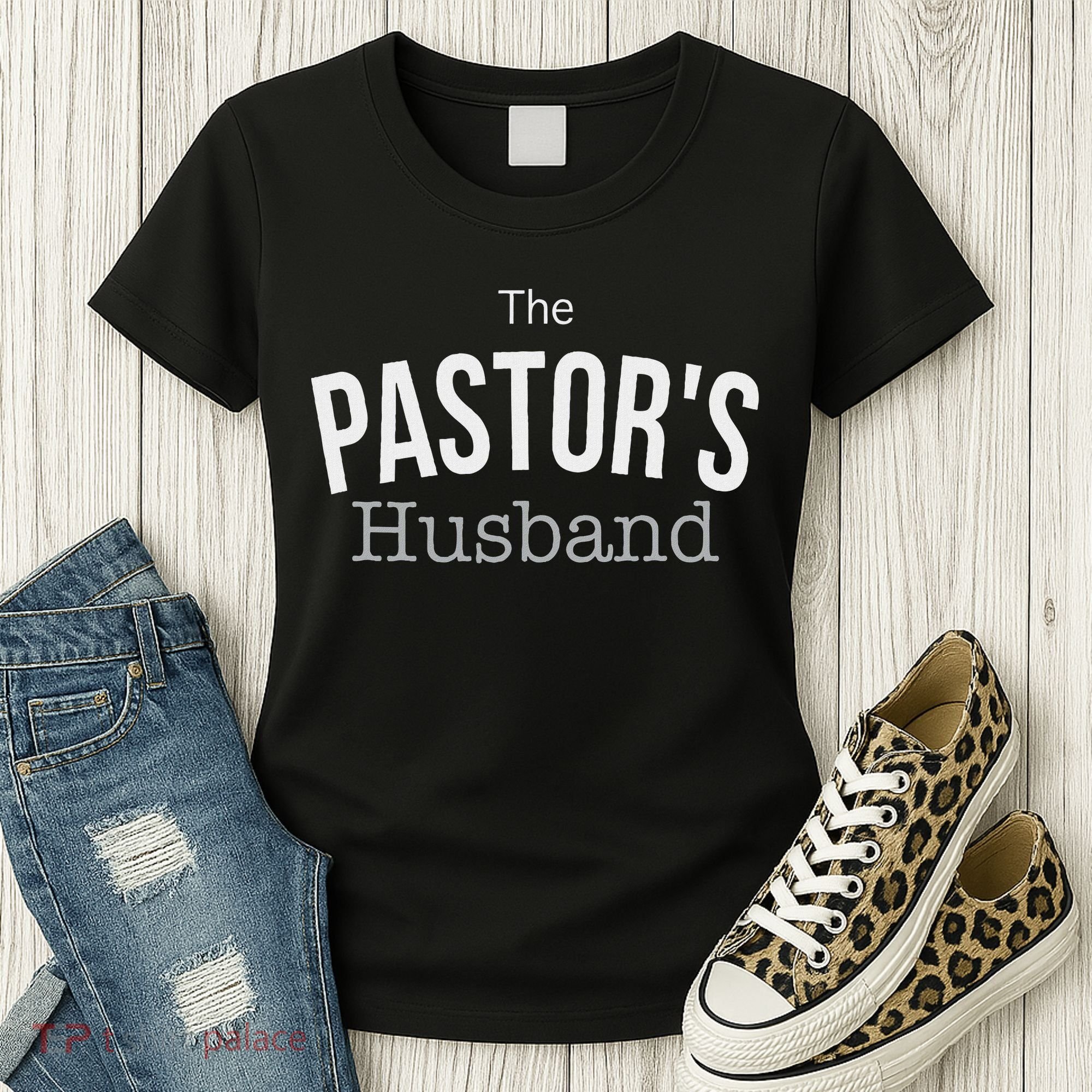 Pastors Husband Clergy Parrish Priest Women's T-Shirt