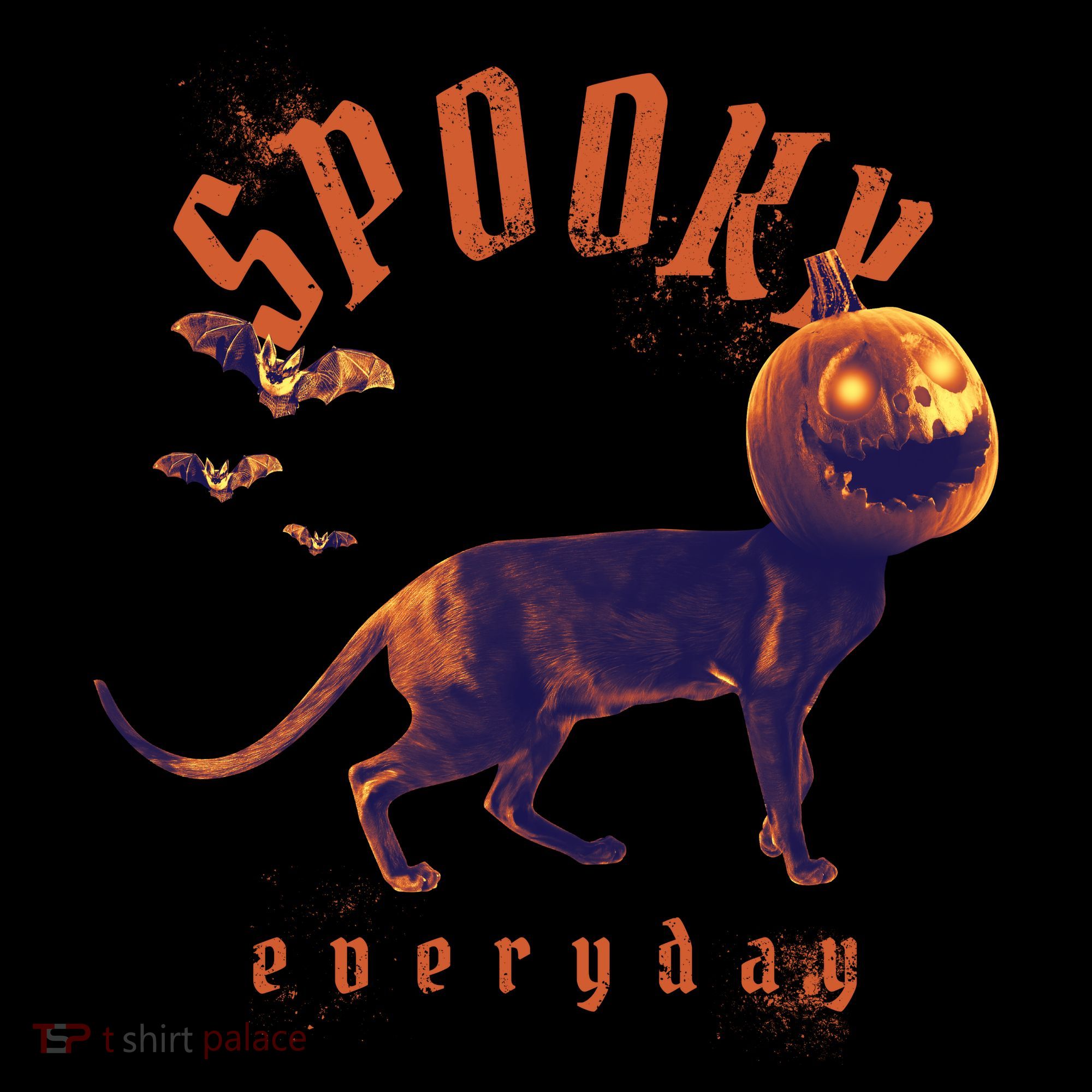 Pumpkin Head Cat Apron