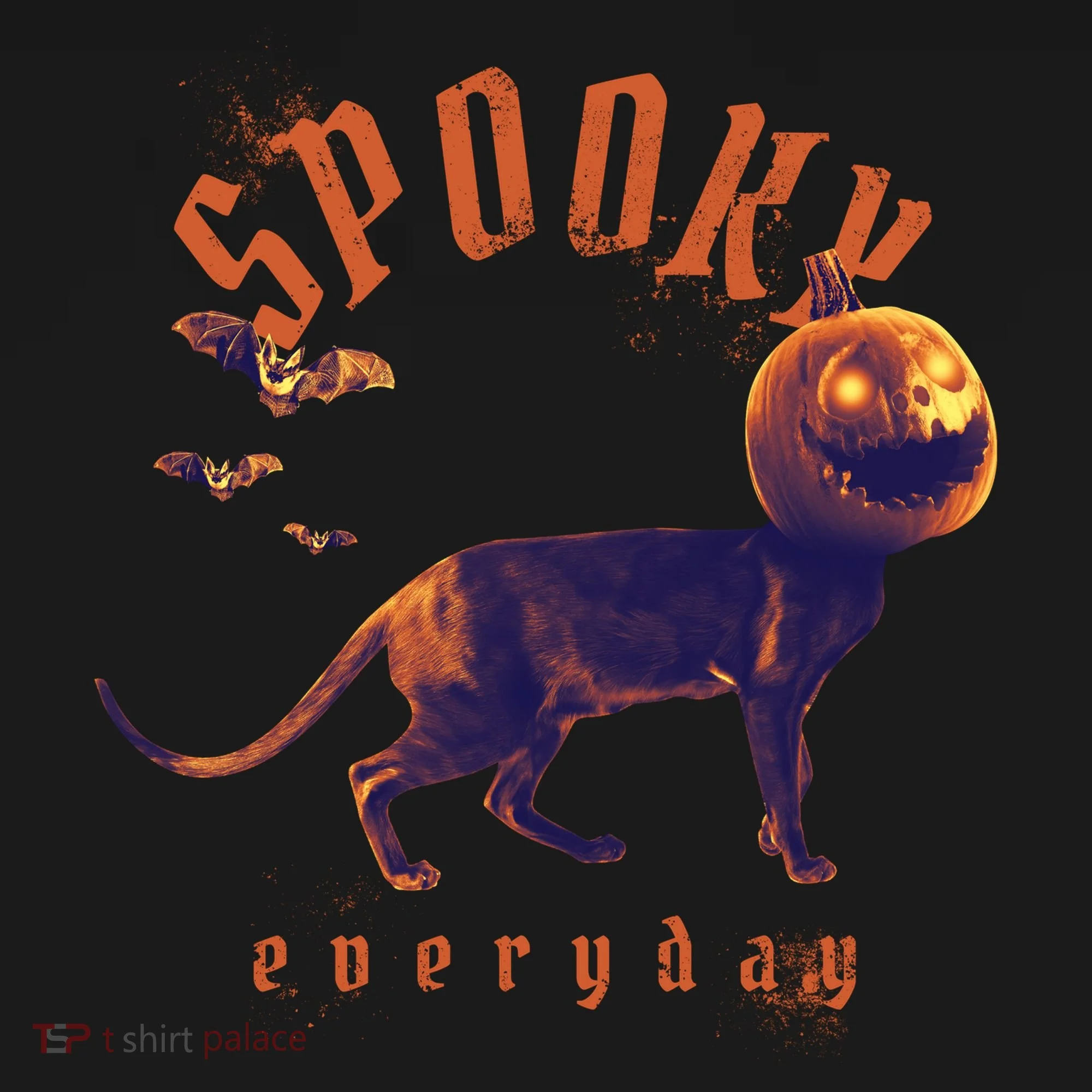 Pumpkin Head Cat Bucket Hat
