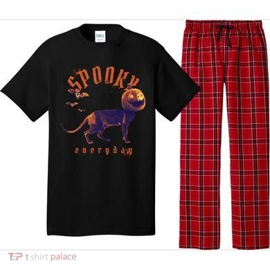 Pumpkin Head Cat Pajama Set